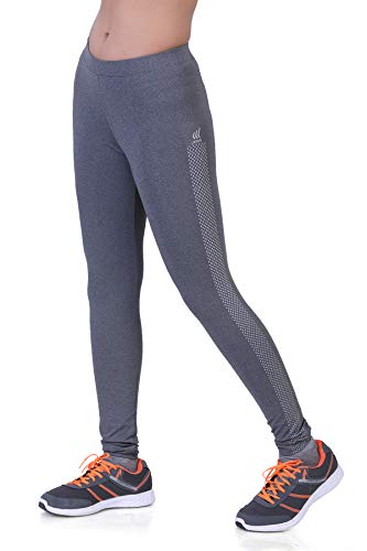 Image of Women's JUST-Dry Space Dyed Melange Tights with Dotted Side Strap