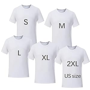 ORJ 5 PCS Unisex Sublimation Blank ...
