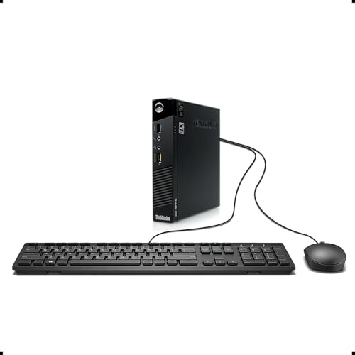 ALTE PRESTAZIONI – Lenovo ThinkCentre M73 Mini Desktop PC con 8 GB di RAM per un multitasking senza interruzioni e più schede browser. Personalizzato con 256 GB SSD storage per app, foto, musica e film. Dotato di 8 GB per il multitasking a piena velocità e senza ritardi.