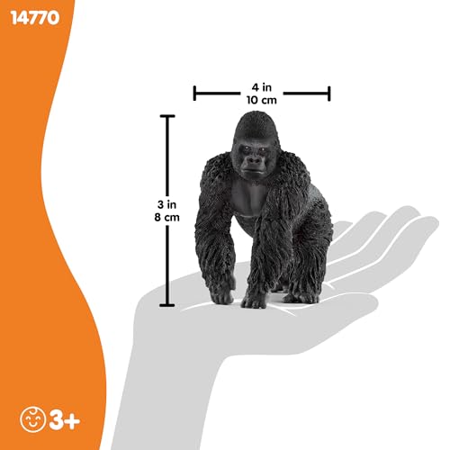 Schleich Scheich Gorilla - Male, Multi Color
