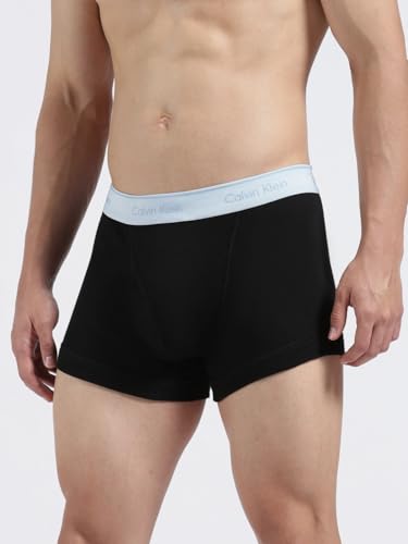 Image of White Solid Mid Rise Trunks - Pack of 3