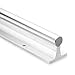 5/8" Shaft Diam, 1.63" Base Width, Steel Shaft, Aluminum Rail, Round Shaft Assemblies