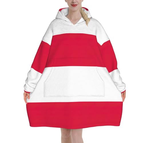 Couverture à capuche imprimée Pologne pour vos soirées canapé