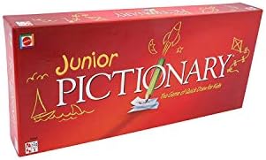 Mattel Pictionary Words Junior Classic Game for Adult (Red),pack of 1