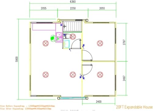 Pre-Sale Customized Product Expandable 20Ft 40Ft Prefabricated Container House for Adult to Live in,Steel Material 3 4 5 Bedroom Prefab Tiny Home - Image 3