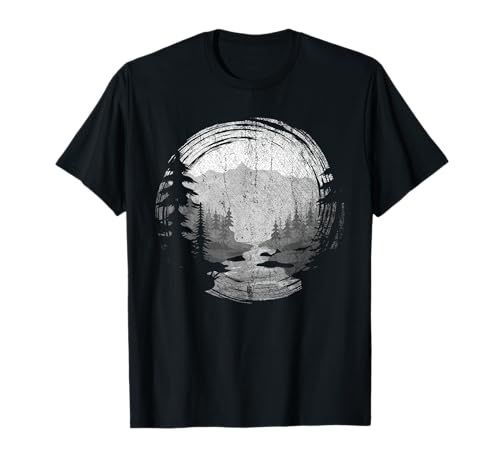 Wald Landschaft Naturliebhaber Outdoor Bäume Natur T-Shirt