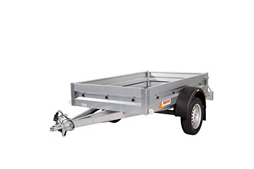 Neptun Remolque de Coche Acero galvanizado de 1,60x1,20m. Carga útil de 390kg. MMA 500