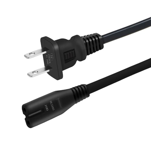 Replacement 5FT New Power Input: 110V - 120V 50-60Hz AC in Power Cord Outlet Plug Cable Lead...