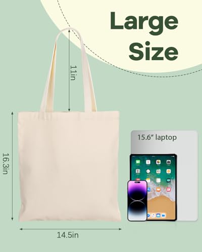 Lzerking 24 Pack Large Tote Bags