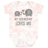 inktastic My Godmother Loves Me Baby Bodysuit