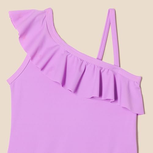 Amazon Essentials Girls and Toddlers' Asymmetric Frill One-Piece Swimsuit4