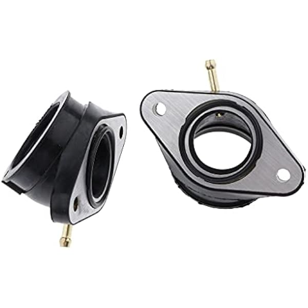 2PCS Carburetor Intake Manifold Boots Set for Yamaha for Virago XV400 XV500 XV535