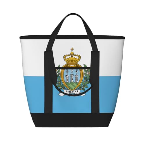 Sac isotherme grand format pour vos courses au marché et pique-niques d'été