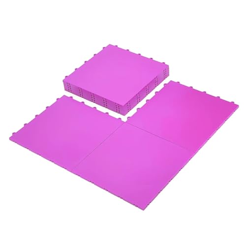 InOut Flooring 8 tuiles pourpres, surface d'entraînement verrouillable