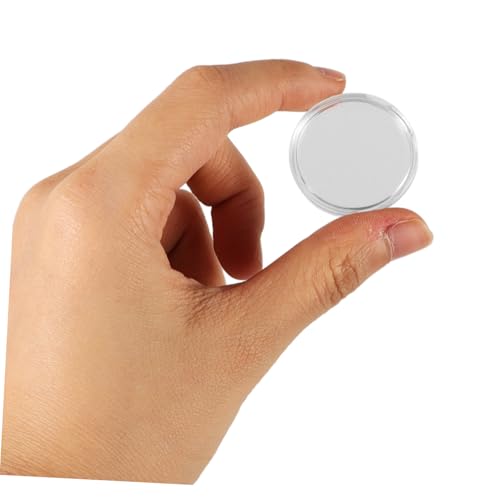 Cápsulas de plástico para monedas con caja organizadora transparente miniatura 3