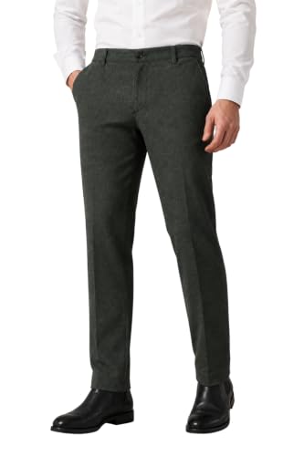 Image of SaintX Men's 4-Way Stretchable, Wrinkle Resistant, All-Day Comfort Trousers | 2 inch Expandable Waistband | Lightweight & Flexible Everyday Wear | EasyMove Office & Casual Wear (Style 37)