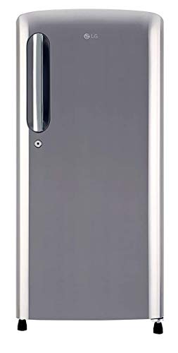 Image of LG 190 L 4 Star Inverter Direct-Cool Single Door Refrigerator (GL-B201APZY, Shiny Steel)