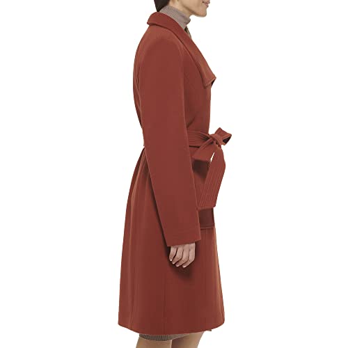 Cole Haan Women's Belted Coat Wool with Cuff Details2