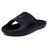 Nautica Hombres Athletic Slides Sandalias Deportivas de Ducha para Interiores y Exteriores: Ligeras, duraderas y...