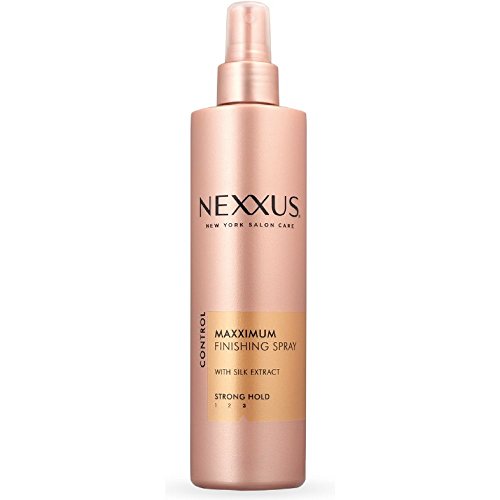 NEXXUS Maxximum Finishing Spray with Silk Extract, Strong Hold 10.1 oz (Pack of 4)