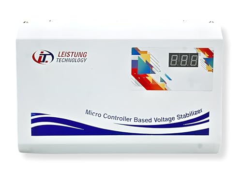 Image of Leistung Technology 1KVA 90V-300V Automatic Voltage Stabilizer LT RF1090 (Working Range - 90V-300V), 3 Years Warranty
