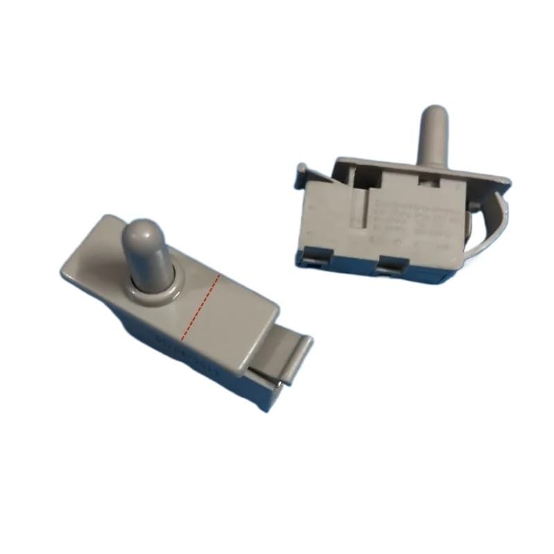 2Pcs control normally closing push button door light switch compatible with LG Meiling Refrigerator Freezer Universal Parts Accessories