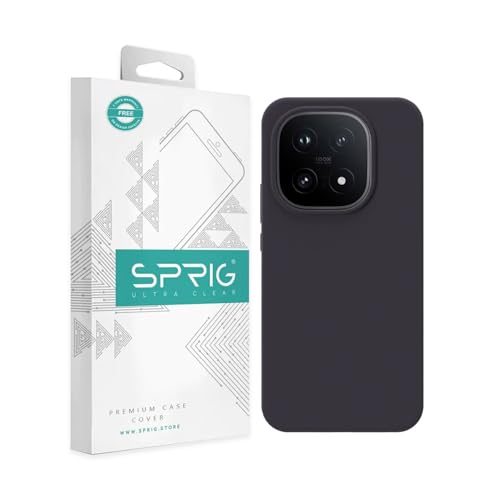 Image of SPRIG Compatible with IQOO 15 5G SilkTone Back Cover Drop Tested Shock Proof Mobile Case for Men, Women, Boys and Girls with Camera Protection (Charcoal Blue)