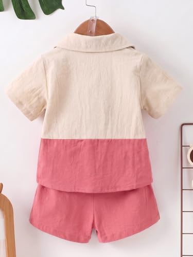Image of URBAN OX Stylish Boys Co ords Dress Set | Printed Shirts and Shorts for Kids Clothes