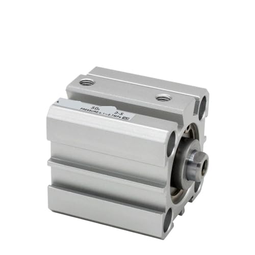 Cylindre pneumatique SDA63 double effet compact non magnétique de course 75mm - 2