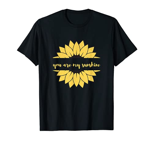 You Are My Sunshine Design Hippie Floral Sunflower Gifts Camiseta