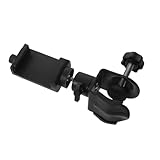 GAROZATION カメラクランプ三脚用電話クリップ式ホルダー360度回転スマートフォンクランプスタンド 携帯電話固定用撮影アクセサリー ライブ配