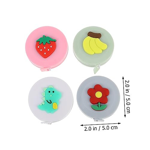 LIFKOME Mini cinta métrica digital retráctil 4 pcs miniatura 2