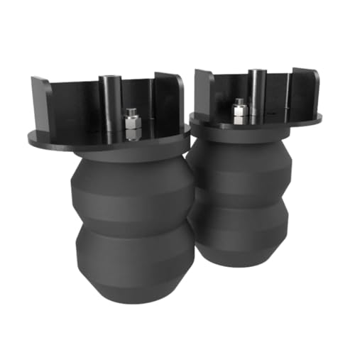 Rear Suspension Enhancement System Kit for Heavy Duty Pickup Trucks | 8,600 lb Load Support Rubber Spring Helper | Helps Level Truck & Reduce Sag, Roll & Sway | Easy Bolt-On Install FR350SDE