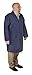 Collared Shop Coat, Male, S, Navy