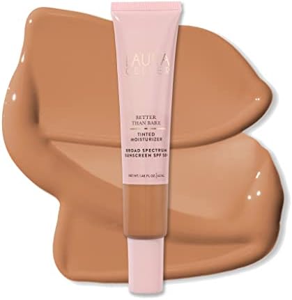 LAURA GELLER NEW YORK Better Than Bare Tinted Moisturizer - Medium 230 - Broad Spectrum SPF 50 - Buildable Light to Medium Coverage - Satin Finish