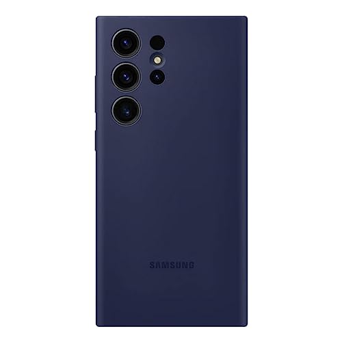 Image of Samsung Galaxy S23 Ultra Silicone Case for Mobile , Navy