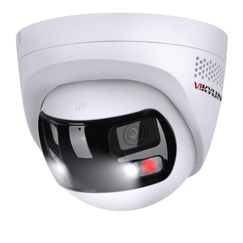VIKYLIN 4K Dual Lens IP Security Camera