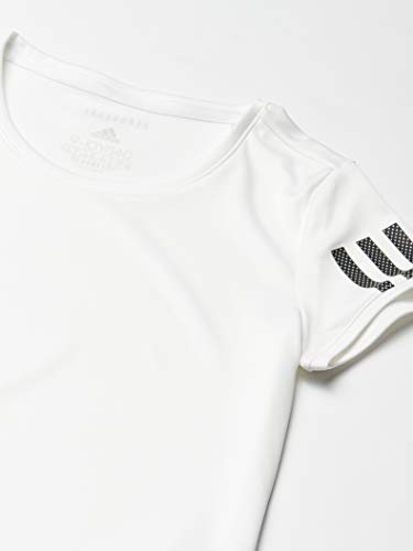 adidas unisex-youth Club Tee White/Matte Silver/Black Medium