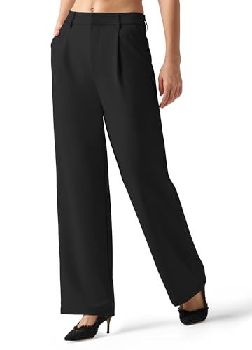 Willit Women's Work Pants Wide Leg Dress Pants High Waisted Casual Business Office Pants Slacks 29"/31"2