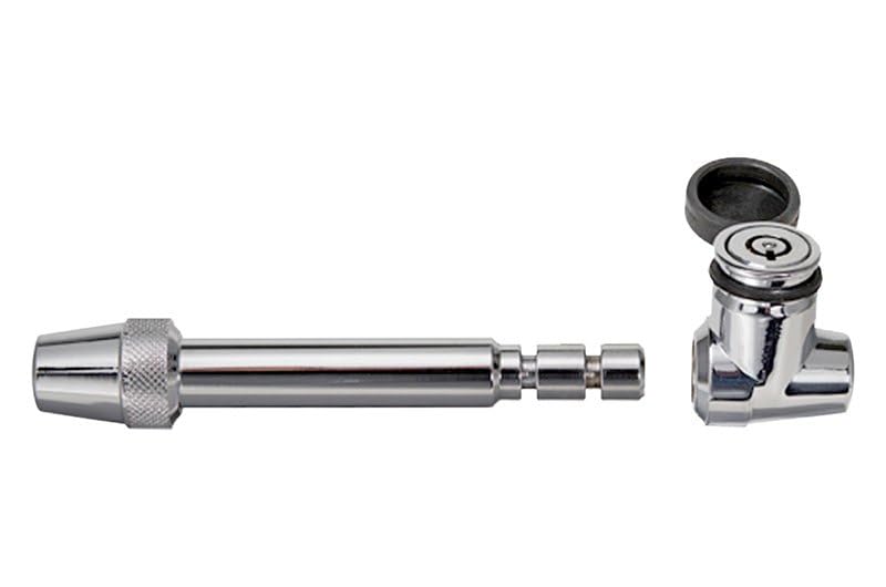 Trimax TRA3 Empfängerschloss Rechtwinklig – 1,6 Cm Stift, 6,4 Cm Spannweite, Verchromter Stahl