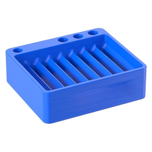 Spoke Storage Box - Soporte para gorras de spoke particionadas | Caja de almacenamiento para bicicletas | Organizador de almacenamiento Spoke | Caja de herramientas portátil de clasificación rápida