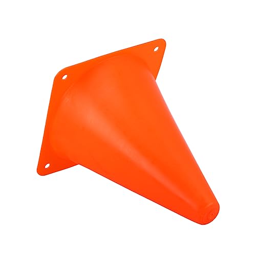 BESPORTBLE 12 Piezas Conos de Entrenamiento Polos Exterior Juegos Deportes fútbol Americano Neto Conos Deportivos Equipo de Entrenamiento de fútbol Orange