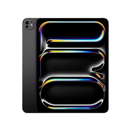 Apple 13' iPad Pro M5, 256 GB: Ultra Retina XDR Display, 12 MP Querformat Frontkamera/12 MP Rückkamera, LiDAR Scanner, WLAN, Batterielaufzeit für den ganzen Tag – Space Schwarz