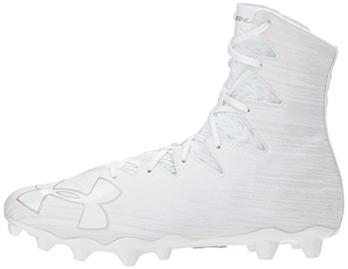 Under Armour Men's Highlight M.c. Lacrosse Shoe, White (100)/Metallic Silver, 11.5 #TOP7