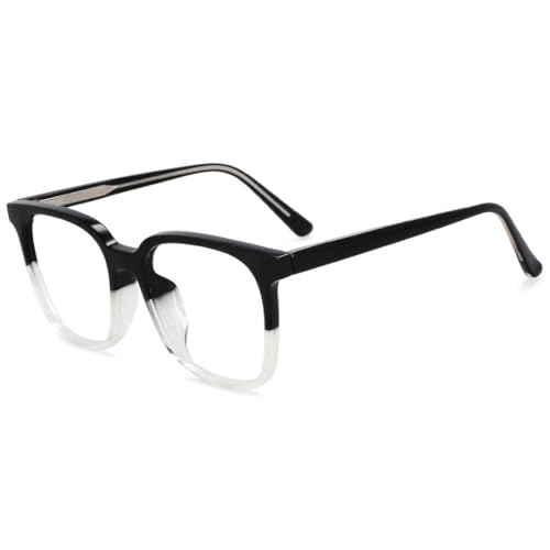 Monture de lunettes vintage transparente unisexe pour verres correcteurs (2)