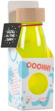 PETIT BOUM Botella Sensorial Float Flúo Yellow