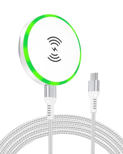 Magsafe Wireless Charger Samsung Fast Charging Pad for Android Samsung Galaxy S25Ultra/S25/S24 FE/S23/S22/S21/Z Flip 7/6/5, 15W Fast Magnetic Wireless Phone Charger Stand for Google Pixel 10 9 Pro 8