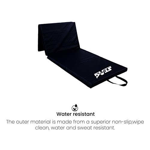 Image of STAG Multi-Purpose Foldable Fitness MAT 180 CM X 90 CM X 40 MM | Use as Tumbling mat, Gymnastics mat, Crash pad | Thick Foam | for Both Men and Women