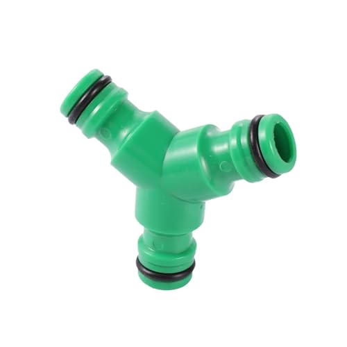 Conector rápido de riego de 16 mm tipo Y manguera de 3 vías de jardín 4