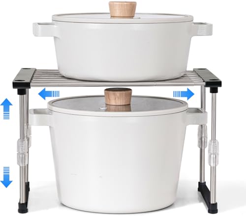 carrotez Expandable Cabinet Organizer, Set of 1 Width & Height-Adjustable